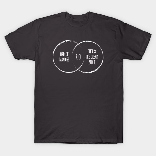 Rio Venn Diagram T-Shirt by Rad Love